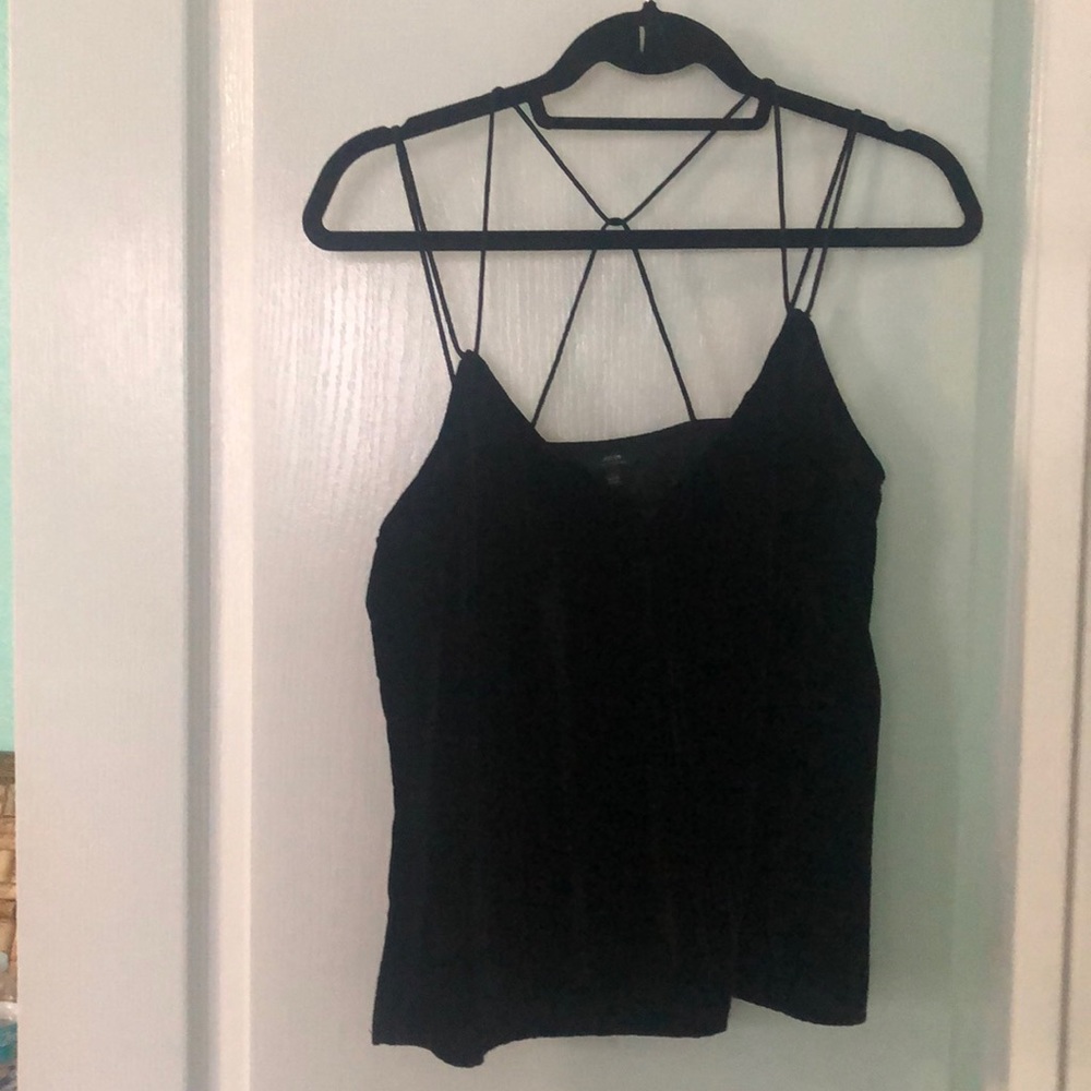 Joe’s Jeans black velvet tank